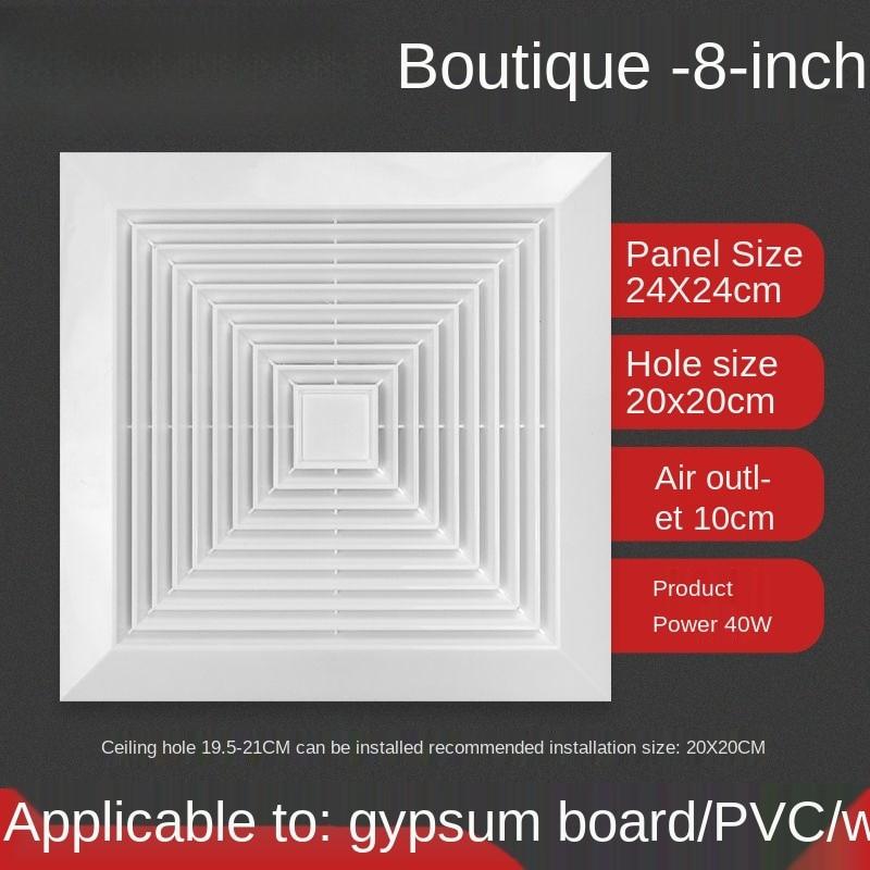 Kitchen Bathroom Ventilator Toilet Ceiling Ventilating Fan Household Mute Integrated Ceiling Exhaust Fan