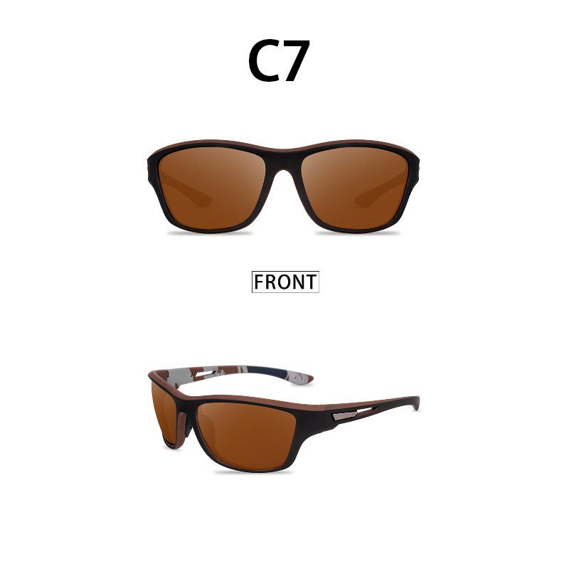 Men Women Polarized Sports Sunglasses with Rope UV400 Car Driving Shades Outdoor Eyeglasses Hiking Riding Goggle Shades Eyewear