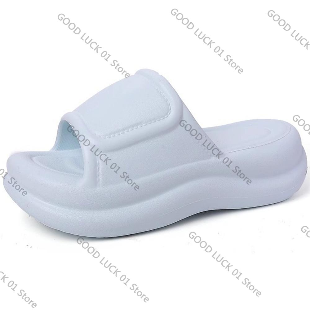Fashion Women's Thick Soled Slippers, The New Summer Slippers Of 2025 Are Fashionable Non Slip Suitable For Home Bathroom Beach, Outdoor
