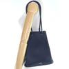 Excellent JIL SANDER Handbag J-SHOPPER Dark Navy Leather Women Used