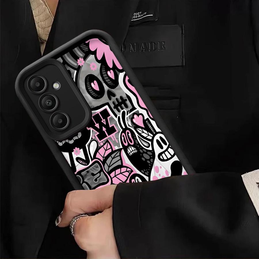 Phone Cover Case for Samsung Galaxy A16 A12 A13 A56 A71 A72 A53 A54 A51 A73 A15 A26 A32 A23 A34 A35 A36 Trendy Fashion Patterns