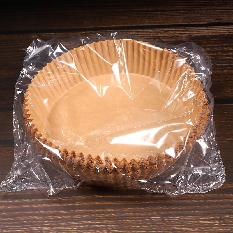 Round High-Temperature Resistant Air Fryer Baking Paper - Oil-Proof & Absorbent