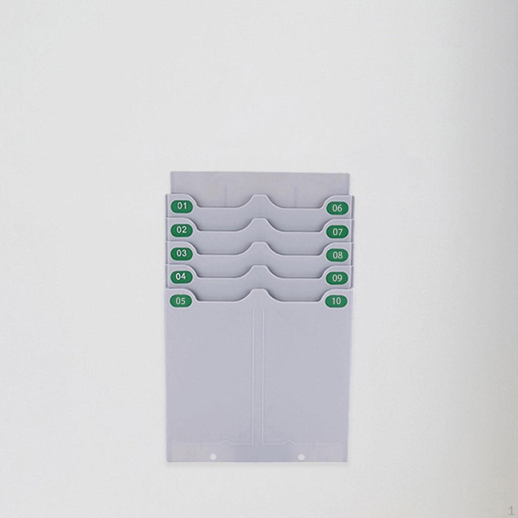 Rozszerzalny Uchwyt na Karty Czasu Rozszerzalny Stojak Wielofunkcyjny Chowany Rejestruj Obecność