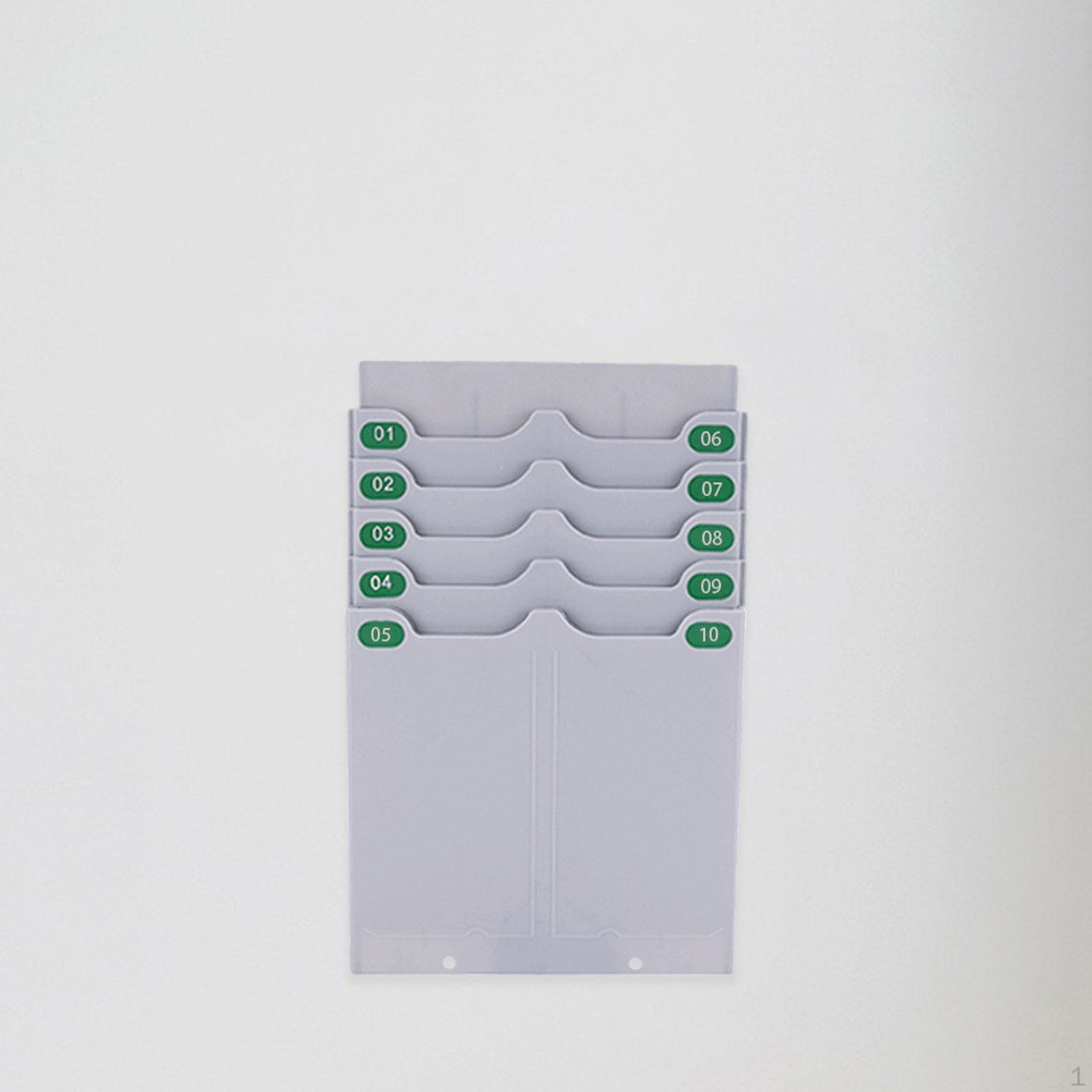 

Держатель карты Expand Time, расширяемая стойка, многофункциональная выдвижная запись посещаемости 10 Slots