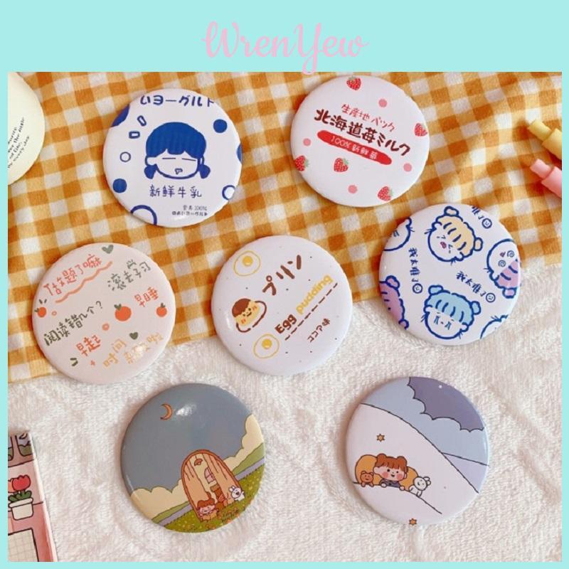 Fashion Mini Makeup Mirror Pocket Compact Cosmetic Vanity Girls Mirror