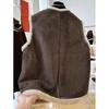 Women's Fall/Winter Korean-Style Vest-Style Sleeveless Jacket with Buttons