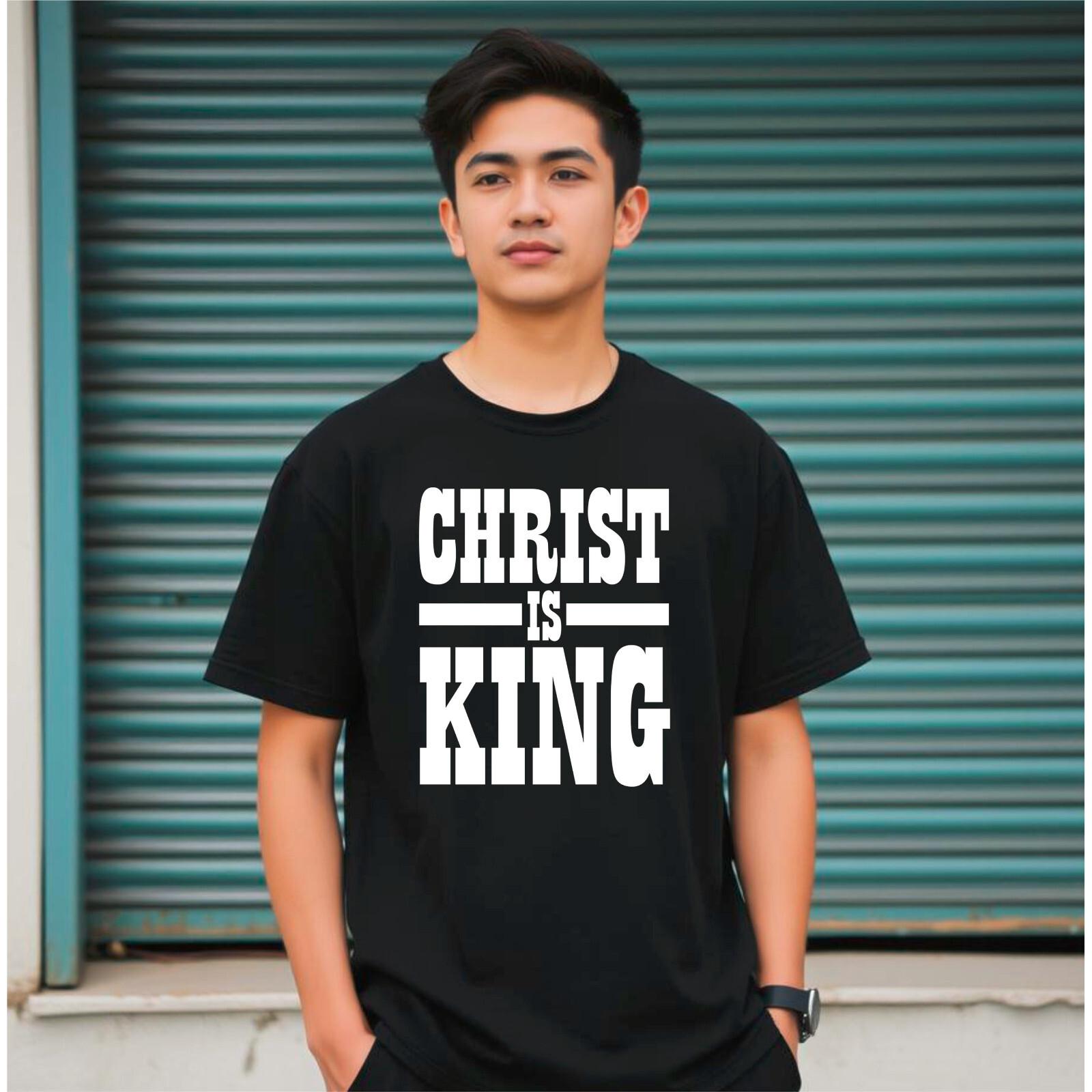 Christ is King T-Shirt Christ Christian Worship Christmas Easter Tee Top XL