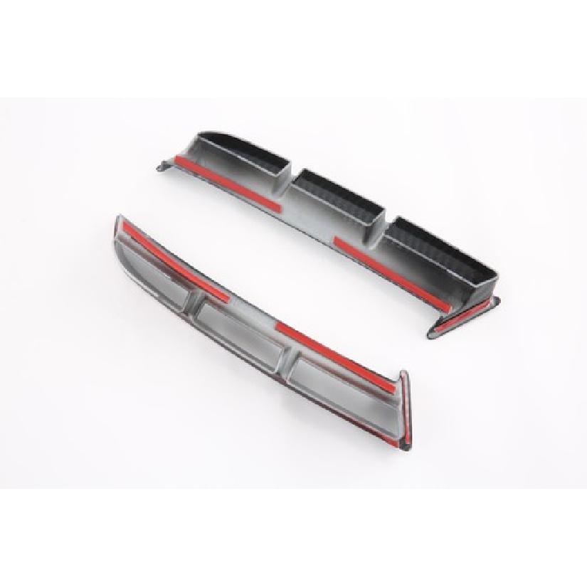 Carbon Fiber Front Fog Light Lamp Eyebrow Cover Trim For  Hyundai Tucson 2P