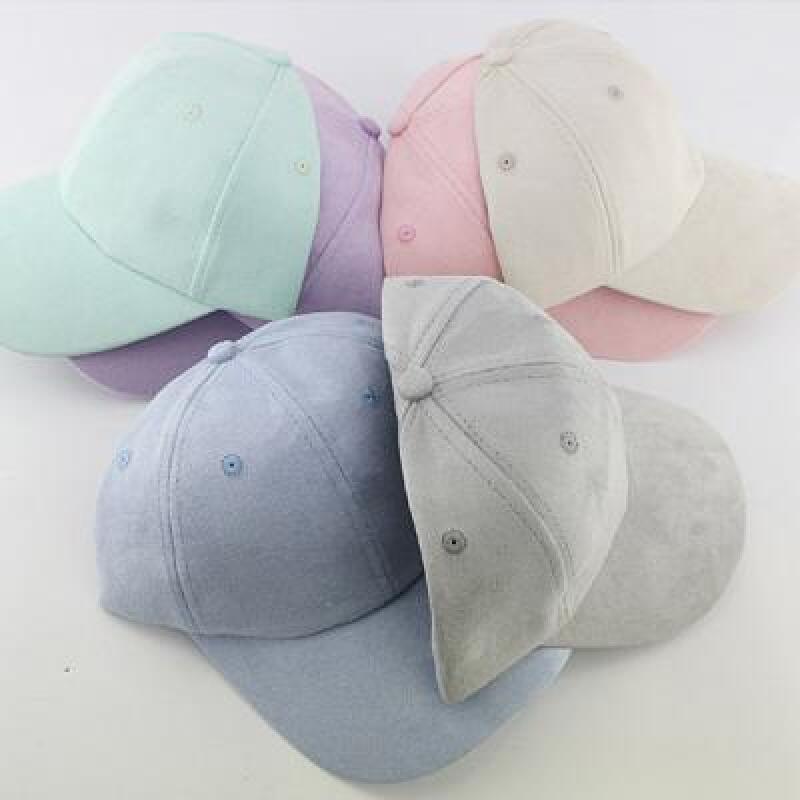 Lollipop Women s Small Head Pastel Ball Cap Baseball Cap gray