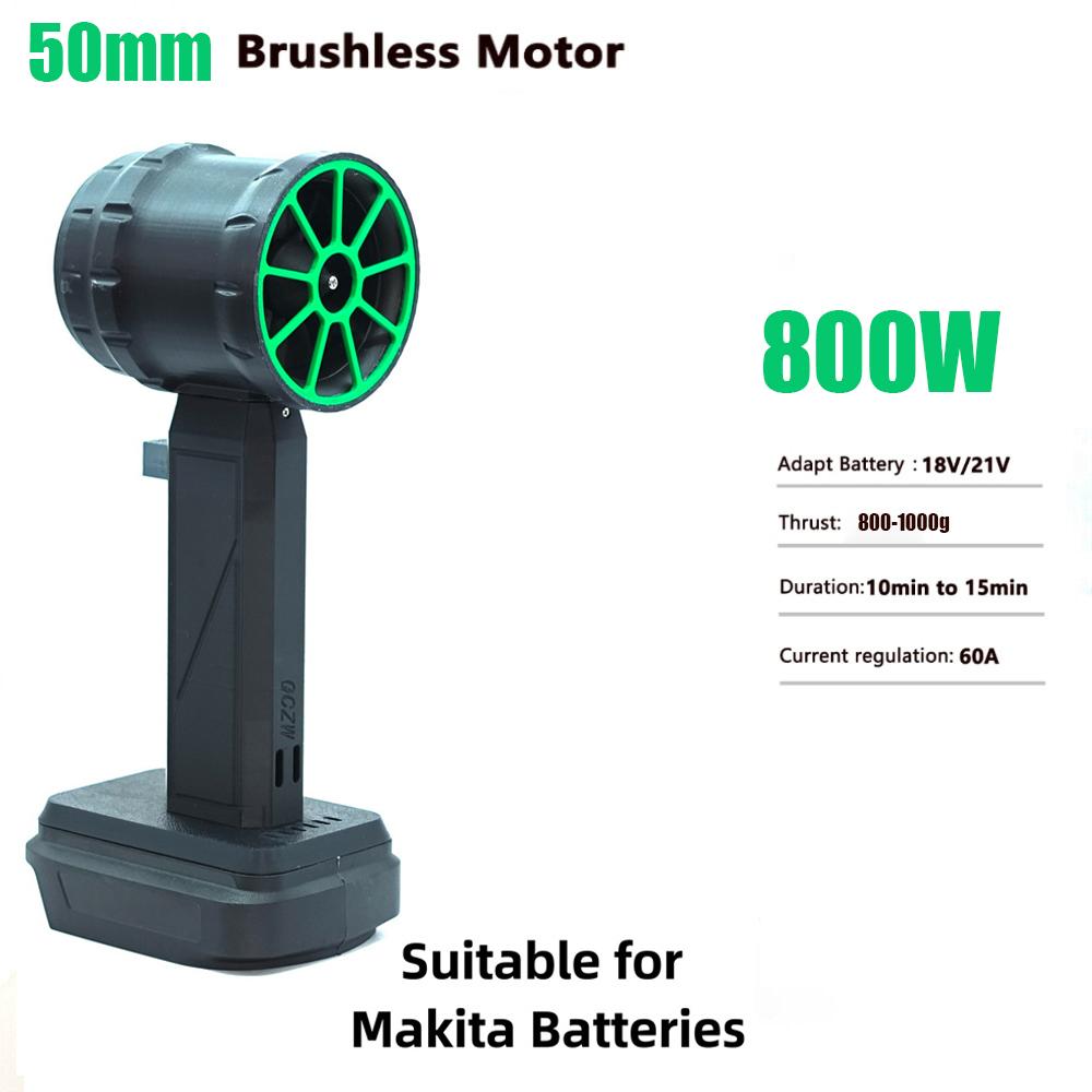 Ducted Turbofan 64mm/50mm Brushless Motor Jet Fan Thrust 2200/800-1000g Car Washer High Power Dust Blower Keyboard Cleaning Tool