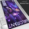 HYBXAXC Clove Valorant Game Mousepad Large Keyboard Desk Mat Gaming Mouse Pad LockEdge Non-slip Mat