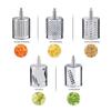Suction Base Rotary Grater Stainless Steel Cheese Shredder Food Chopper  Home Kitchen Restaurant