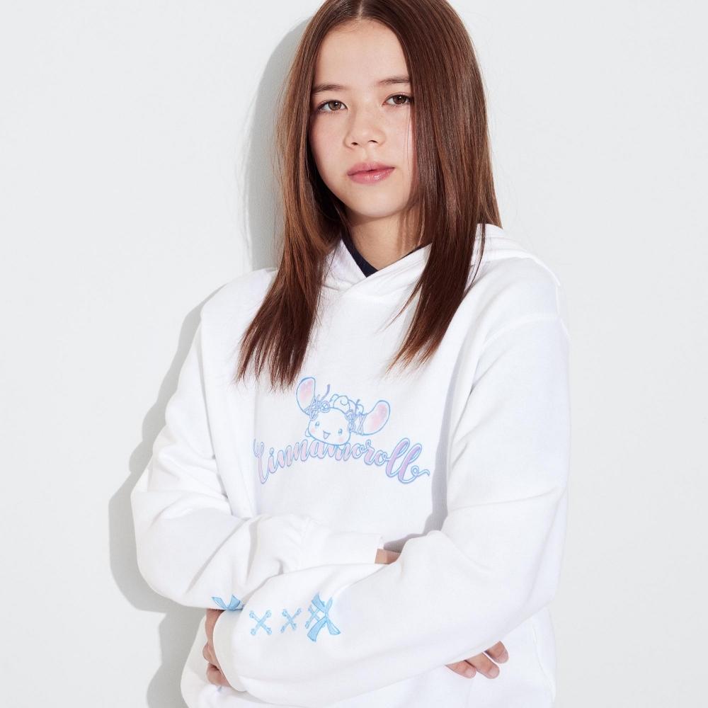 

УКОРОЧЕННАЯ ПАРКА UNIQLO GIRLS SANRIO SWEAT С ДЛИННЫМИ РУКАВАМИ a