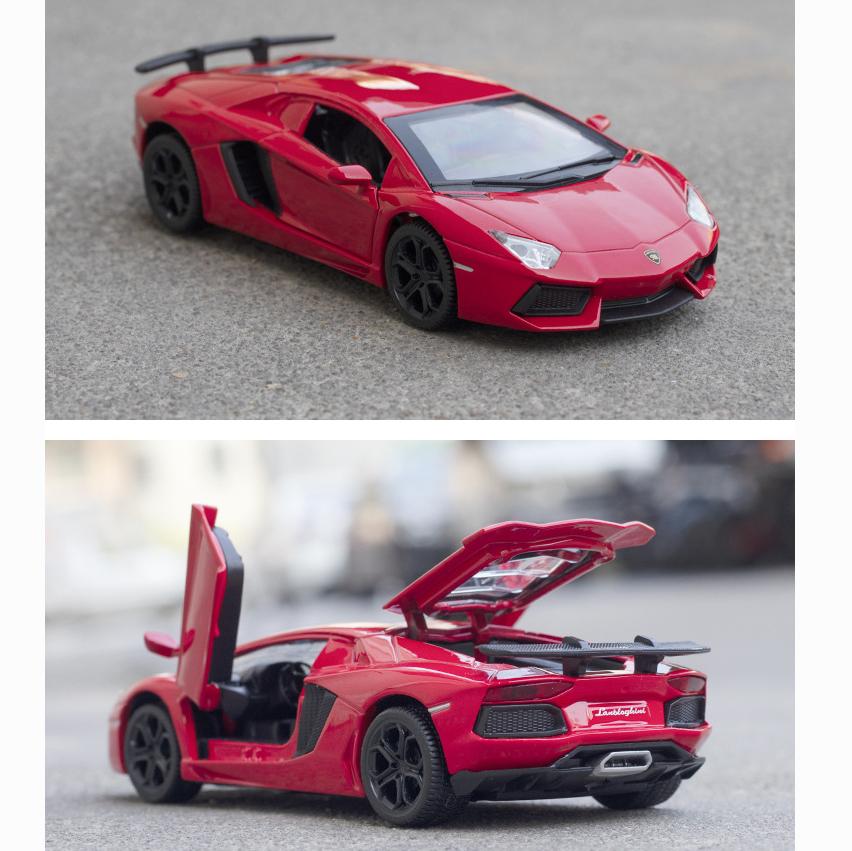 1:Maßstab 32: LP740, Legierung, Automodell, Licht- und Soundeffekt, Druckgussauto, Spielzeug für Jungen, Geburtstagsgeschenk, Kinderspielzeug, Autosammlung