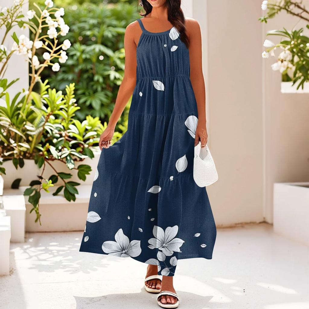 Women's Summer Casual Fashion Suspender Sleeveless Dress