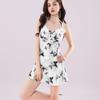 Women's High-End Korean Style One-Piece Swimsuit: Skirt Design, Conservative, Slimming, Small Chest Support, Ins Hot Girl, Onsen Ready.
