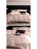 Luxury Minimalist Cotton Embroidered Duvet Set – 4-Piece High-Thread Pure Cotton Bedding
