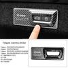 Car Electric Tailgate Warning Metal Trunk Paste For BMW X1 X2 X3 X4 X6 G30 G20 G11 G12 G60 F30 F20 F10 F34 F07  E46 E90 Stickers CJ6