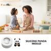 Silicone Baking Molds Panda Candy Molds Chocolate Moulds Panda Fondant Moulds Silicone Texture for Cake Chocolate
