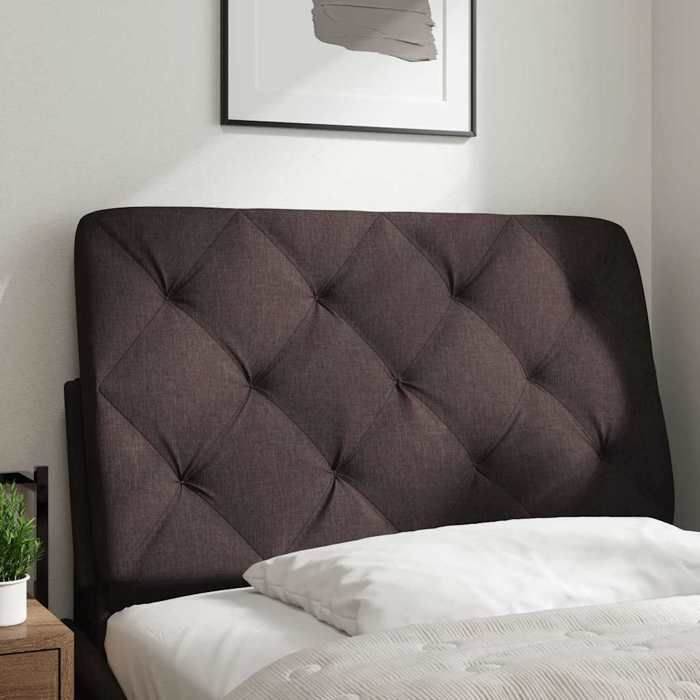 VidaXL Headboard Cushion Dark Brown 90 Cm Fabric 4019201