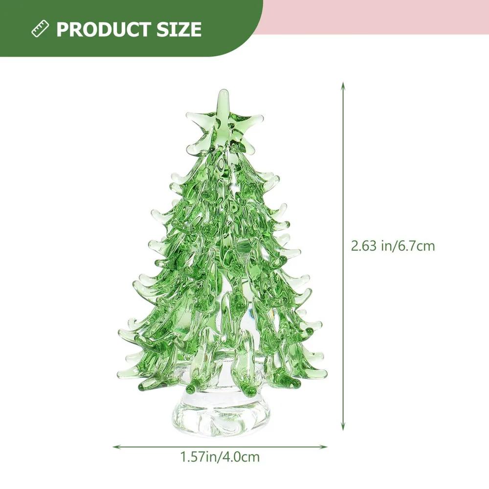 Crystal Christmas Table Tree Decor Holiday New Year Gifts