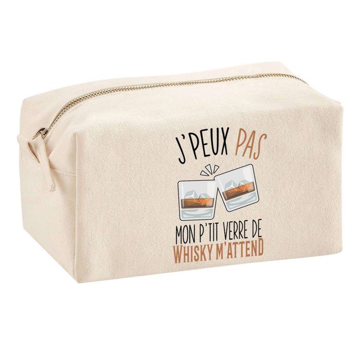 Multifunction Pouch I Can't Whiskey Birthday Christmas Gift Personalized Original Idea | School Pouch Office Supplies
