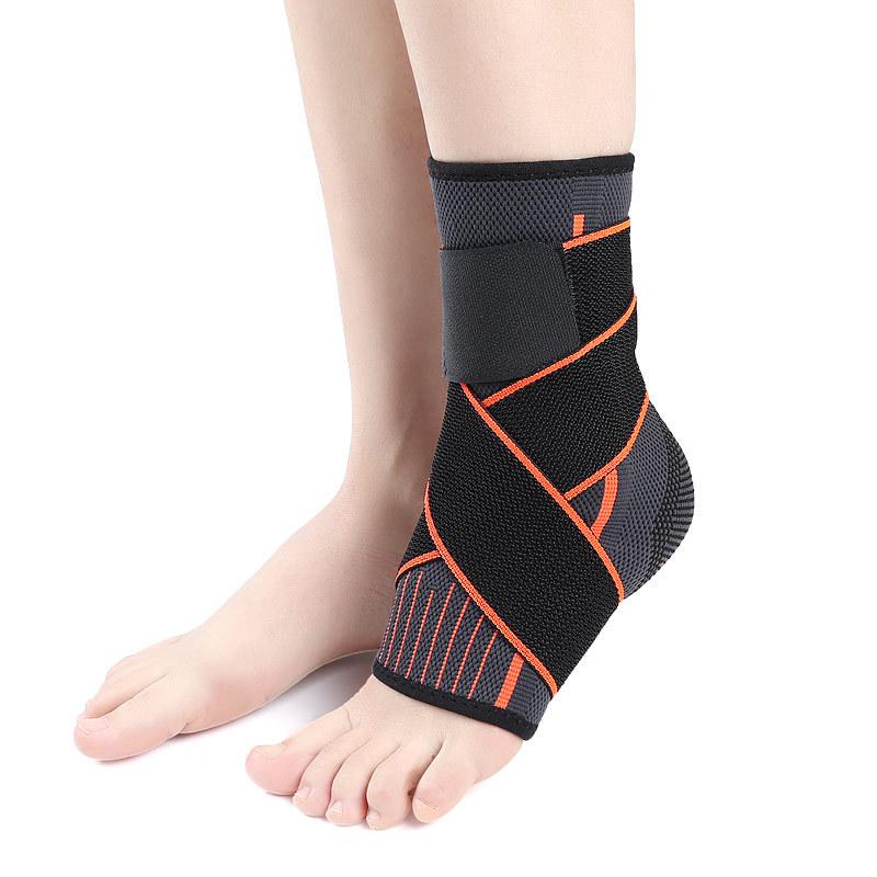 

Fitness Sports Nylon Pressurized Strap Basketball Badminton Ankle Protector Elastic Breathable Fixed Protector Ankle Protector XL