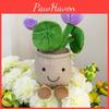 Creative Lotus Cartoon Potted Plant Plush Doll Ornament Home Office Decor Desk