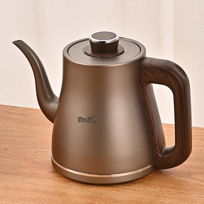 Pure Titanium Tea Kettle, 1.2L with Electric Heating and Auto Refill