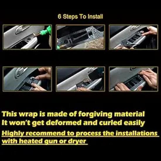 Für BMW 3er 4er / F30 F31 F32 F34 F36 Auto Mittelkonsole TPU Karbonfaser Schutzfolie Kratzfest Reparaturfolie