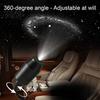 Portable Star Projector USB Ambient Light with 360° Adjustable Hose, LED Night Starry for Car Bedroom Office, Romantic Sky Atmosphere Lamp Projection