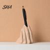 Porte-stylo Créatif Geste de la Main Drôle pour Bureau, Support à Crayons Original Imprimé en 3D, Organiseur de Bureau Accessoires de Bureau Bord Lisse