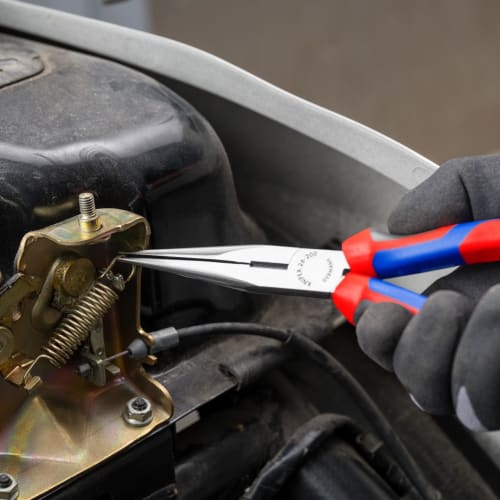 KNIPEX Long Nose Pliers, 200mm, 2612200