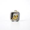 Seven Grains White Copper Cloud Pendant Necklace - Retro High-End Design for Men & Women