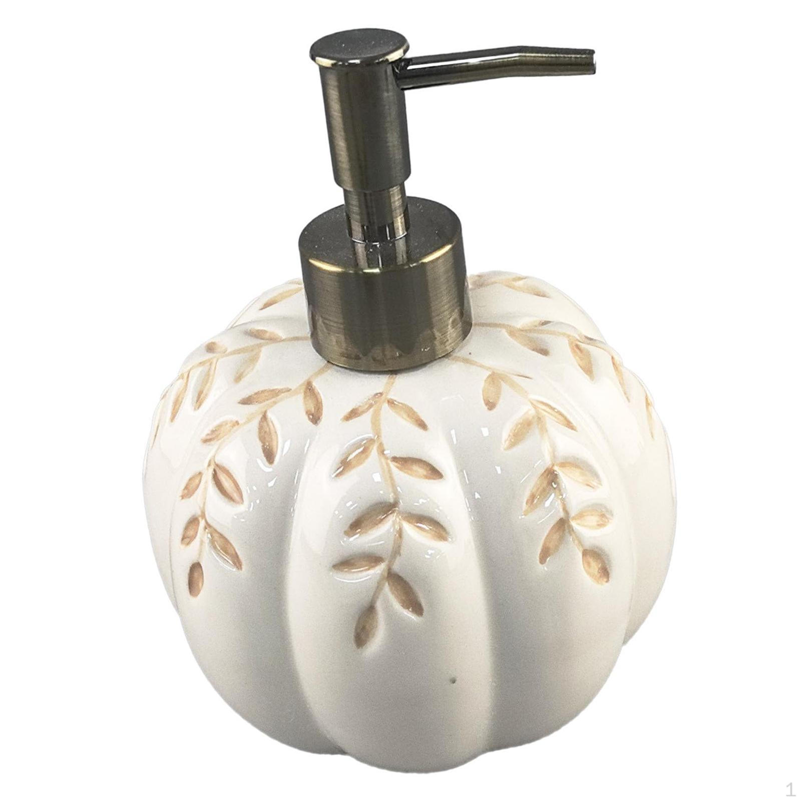 

Halloween Pumpkin Soap Dispenser Decorative Countertop Accessories Portable Hand белый