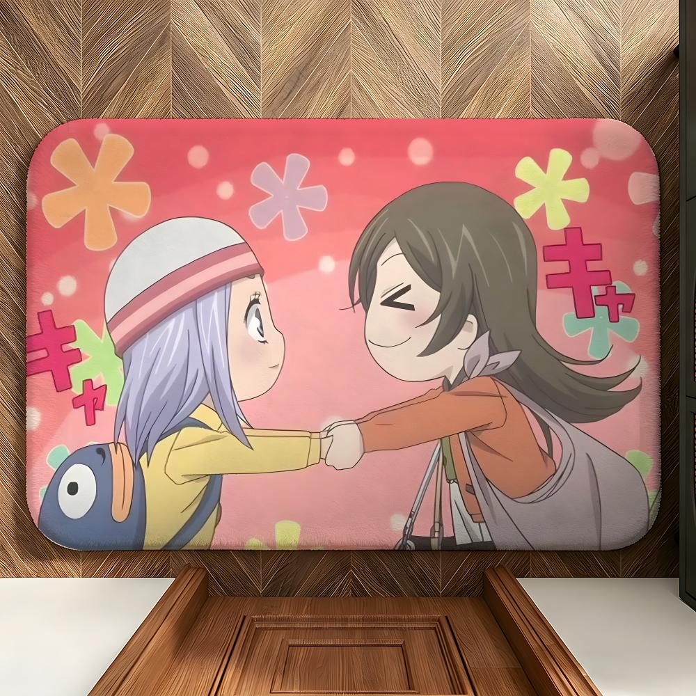 Anime K-Kamisama K-Kiss Floor Mat Soft Flannel Floor Mat Suitable for Entryways, Living Rooms, Bedrooms, and Bathrooms