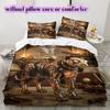Medieval MachineryPattern Bedding Quilt Set Quilt Cover Pillowcase Home Decoration Birthday Gift (1 * duvet cover + 2 * pillowcase, without core)