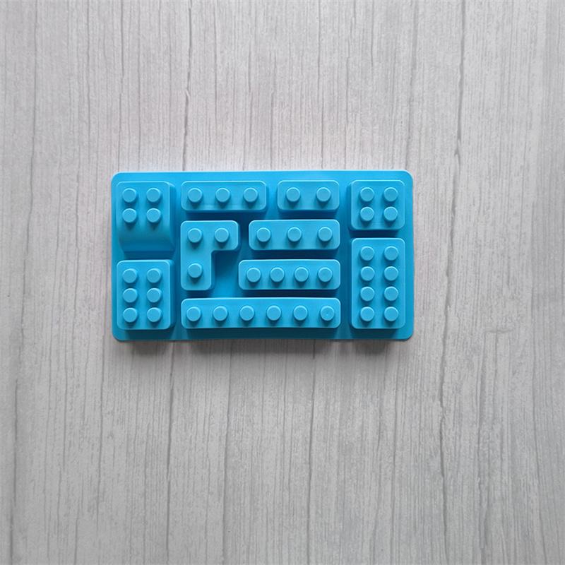 

10 блоков силиконовой решетки для льда Форма для льда Креативная форма для торта DIY конфеты печенье шоколадная форма для выпечки