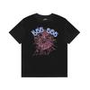 2025 European and American Trend Sp5der New 555555 Phobia NY Spider Web Letter Cotton Couple Short