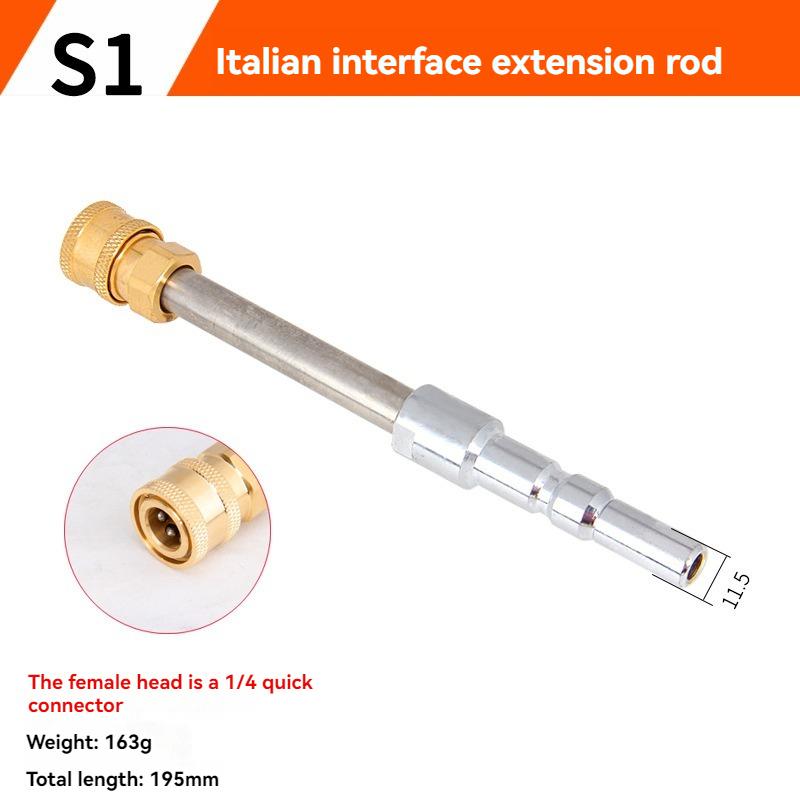 

High Pressure Water Gun Head Adapter Car Washer PAWashing Foam Spray Can Connecting Extension Rod