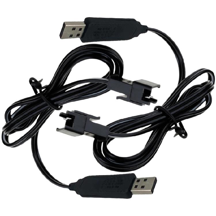 

SM2.0 2P 3.7V USB Battery Charging Line with Auto Off LED Indicator for Car Aircraft Parts Safe Charging 1