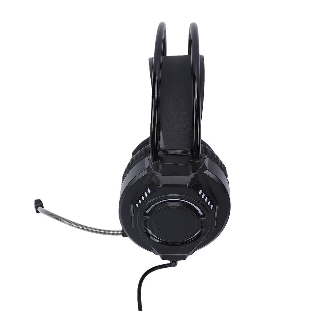 3.5mm Wired Gaming Headset 7.1 Surround Sound RGB Headphones with Noise Cancelling Mic 50mm Driver Unit Memory Foam