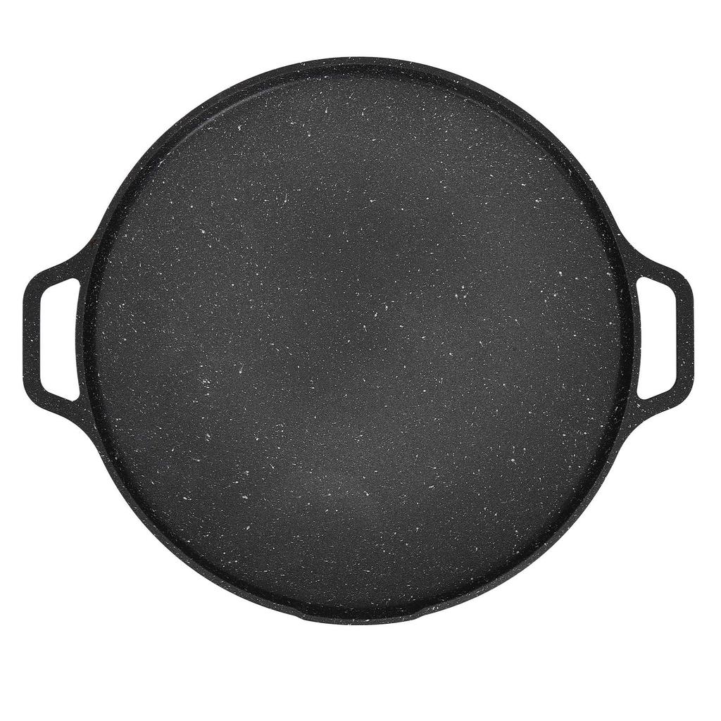 BBQ Grillpanna Non-stick Multifunktionell Lättvikt Bärbar Koreansk BBQ Grillplatta för Camping