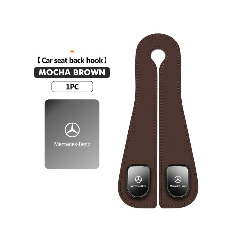 Adesivo per Auto Per Mercedes Benz Gancio Borsa per Poggiatesta Auto Porta Borsa Schienale Sedile Appendioggetti Storage Appendiabiti Classe AMG A C E S G W201 W210 W108 W204