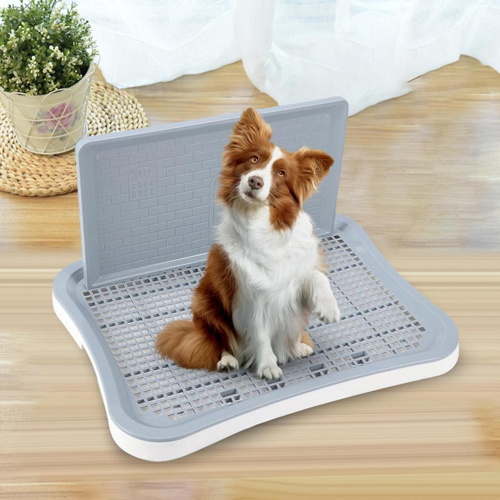 Pet Training Toilet Tray Detachable Mesh Grids Dog Potty Tray Puppy Pee Pad