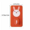10Pcs Cartoon Hooks Wall-mounted Kitchen Traceless Wall Hook for Bedroom Living Room Toilet