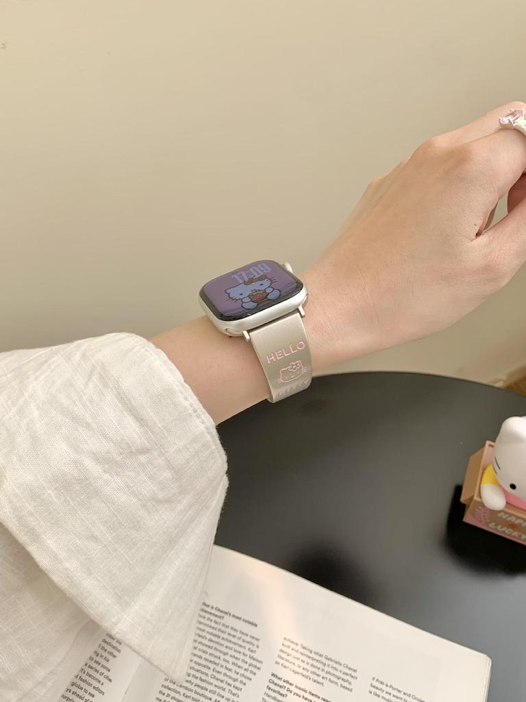 Kompatibles Katzenarmband für Apple Watch Serie S11/10/9/8/7/6/5/SE - 20mm Band