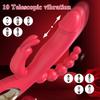 Powerful Thrusting Rabbit Vibrator for Women 3 In 1 Nipple Clitoris Stimulator G Spot  Dildo Massager Sex Toys for Adults Goods