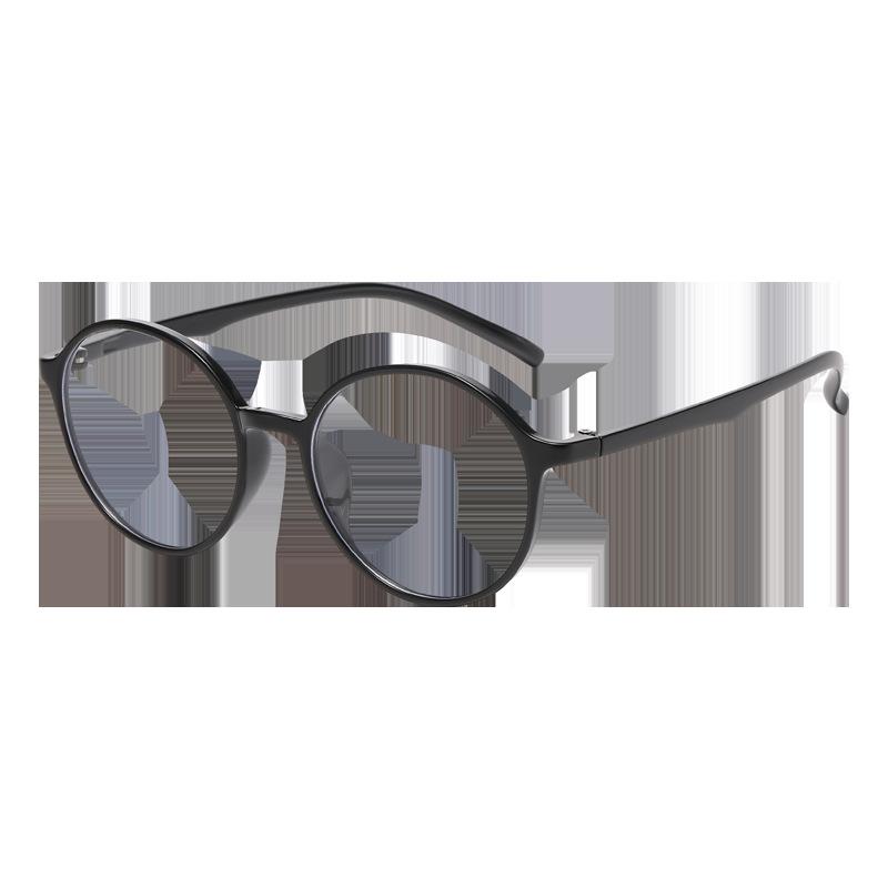 Ultra-light tr coffee green small round frame glasses myopia female degree can be equipped with plain artifact eye frame