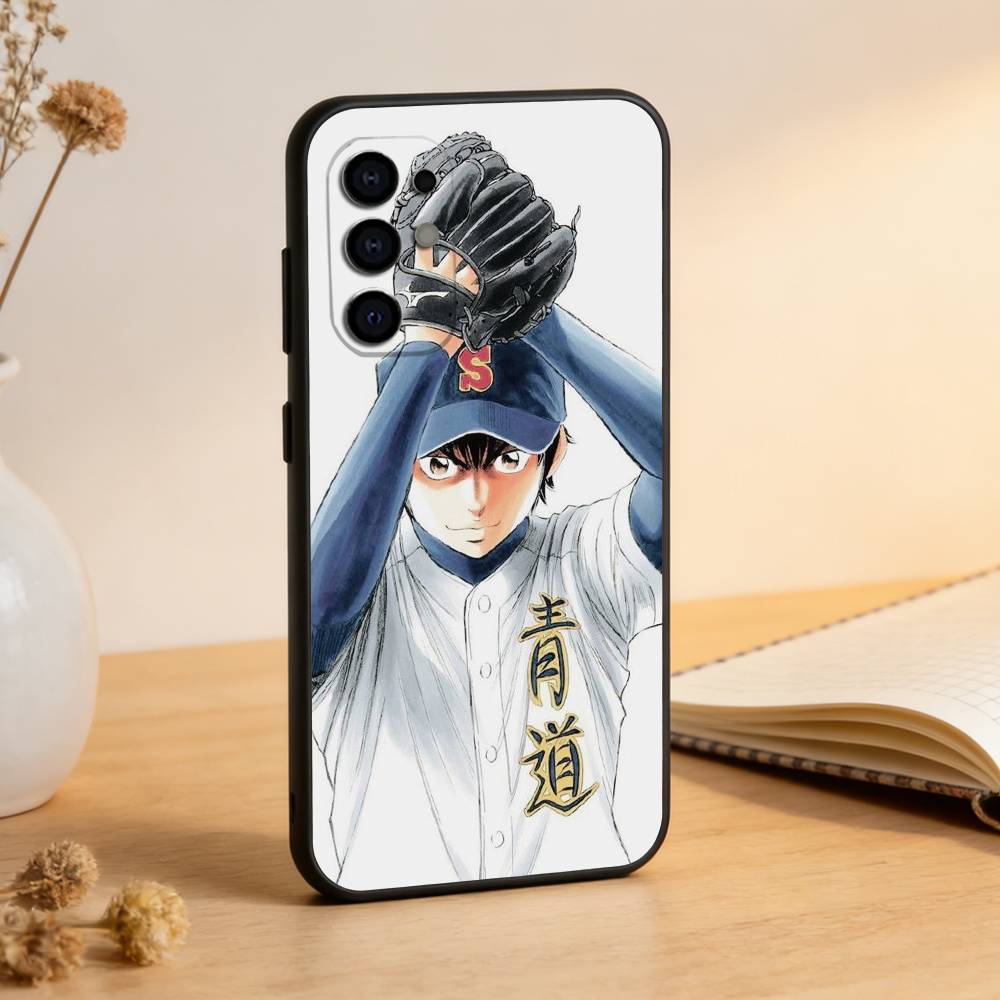 Ace of Diamond Phone Case For Samsung S25,S24,S21,S22,S23,S30,Ultra,S20,Plus,Fe,Soft Silicone Black Cover Samsung S105G